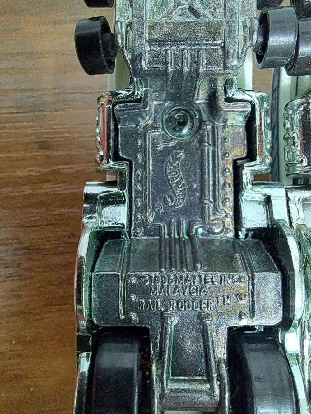 Vintage 1995 Hot Wheels Ice Breaker Locomotive Set Of 2 Diecast Chrome Toys